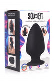 Squeeze-it Silexpan Anal Plug Large Black - iVenuss