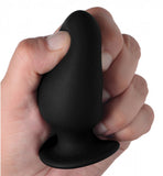 Squeeze-it Silexpan Anal Plug Small Black - iVenuss