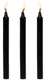 Master Series Dark Drippers Fetish Drip Candle Set Of 3 Black - iVenuss