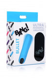 Bang! Vibrating Bullet W- Remote Control Blue
