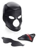 Master Series Scorpion Hood Blindfold & Face Mask Neoprene