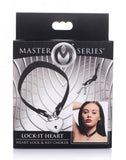Master Series Lock-it Heart Lock & Key Choker (out Mid Sep