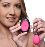 Bang! 10x Vibrating Silicone Egg W- Remote Pink