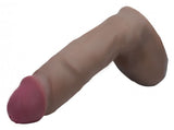 Loadz 8in Dual Density Squirting Dildo Dark (out Beg Dec)