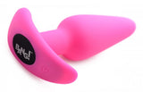 Bang! 21x Vibrating Silicone Butt Plug W- Remote Pink
