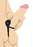 Bang! Silicone Cock Ring & Bullet W- Remote Black (out Mid Feb)