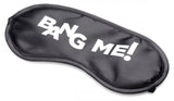 Bang! Backdoor Adventure 3pc Butt Plug Bullet & Blindfold Kit Black