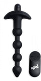 Bang! Vibrating Silicone Anal Beads & Remote Black