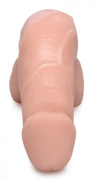 Strap U Large Bulge Soft Packer Dildo Light