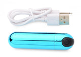Bang! 10x Vibrating Metallic Bullet Blue (out Mid Sep)