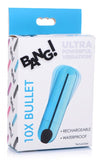 Bang! 10x Vibrating Metallic Bullet Blue (out Mid Sep)