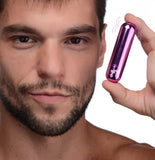 Bang! 10x Vibrating Metallic Bullet Purple (out Mid Sep)