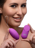 Frisky Scrambler 28x Vibrating Egg W- Remote Purple
