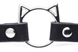 Master Series Kinky Kitty Ring Slim Choker Black(out End Apr)