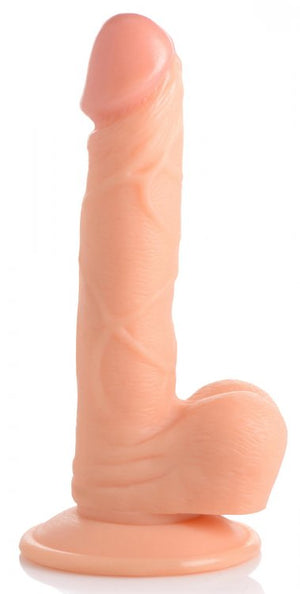Pop 6.5in Dildo W- Balls Light