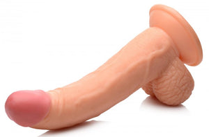 Pop 7.5in Dildo W- Balls Light