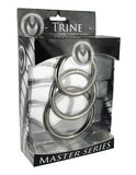 Master Series Trine Steel Cock Ring Set - iVenuss