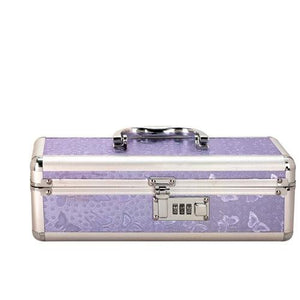 Lockable Vibrator Case Purple Small