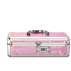 Lockable Vibrator Case Pink Small