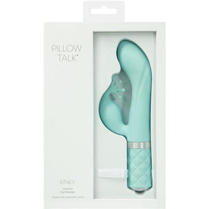 Pillow Talk Kinky Clitoral W- Swarovski Crystal Teal