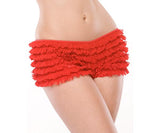 Ruffle Shorts W-back Bow Red O-s