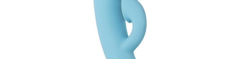 Triple Infinity Realistic Vibrator With Suction Blue