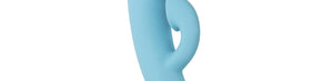 Triple Infinity Realistic Vibrator With Suction Blue