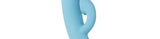 Triple Infinity Realistic Vibrator With Suction Blue