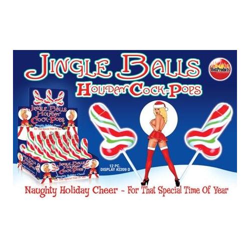 Jingle Balls Holiday Cock Pops 12pc Display