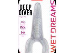 Tongue Star Deep Diver Clear Vibrating Tongue With Motor