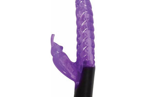 Jelly Mini Rabbit Vibro Wand Purple
