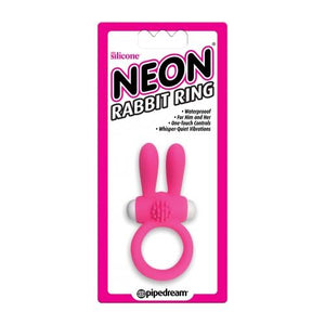 Neon Rabbit Ring Pink