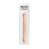 Basix Rubber Works 12in Double Dong Flesh