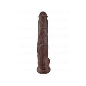 King Cock 14 Cock W-balls Brown "