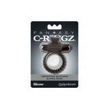 Fantasy C Ringz Vibrating Silicone Super Ring Black