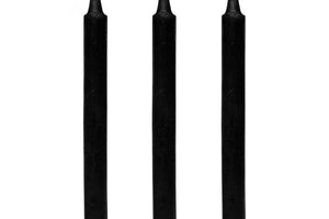 Master Series Dark Drippers Fetish Drip Candle Set Of 3 Black